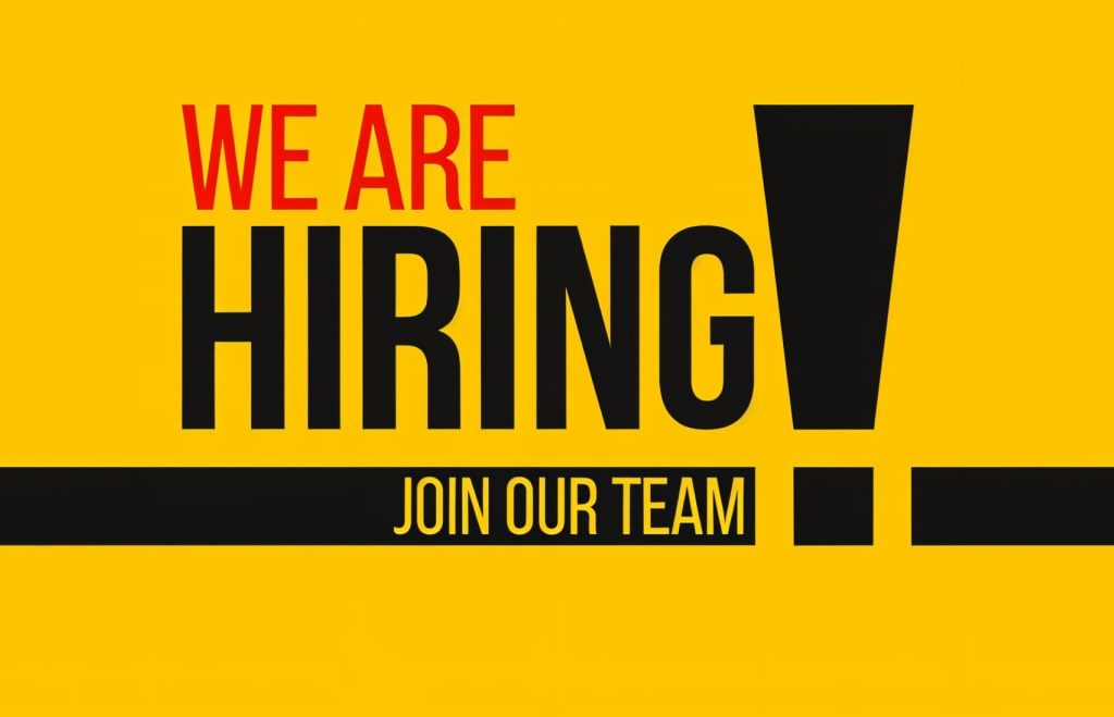We’re Hiring