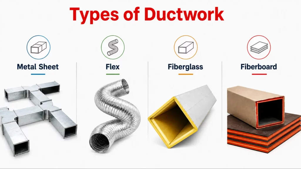 types of AC duct