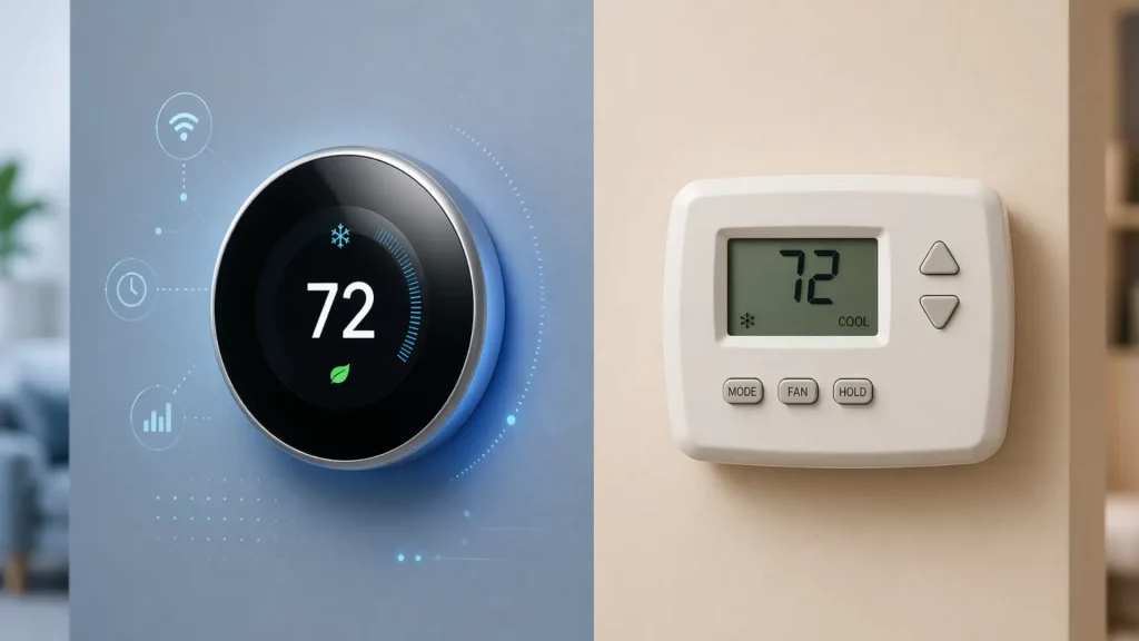 Smart vs Programmable Thermostat